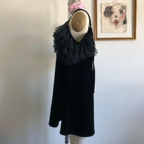 Lazy Oaf GEM Swanning Around Dress Velvet Cold Sho - Picture 7 of 10